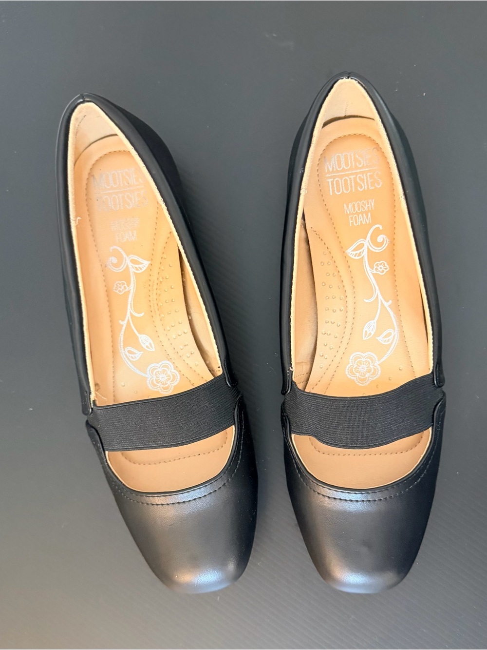 Mootsies Tootsies Everett Black Mary Jane Flats Size 8.5